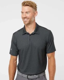 A498 - Diamond Dot Print Polo<Adidas Online