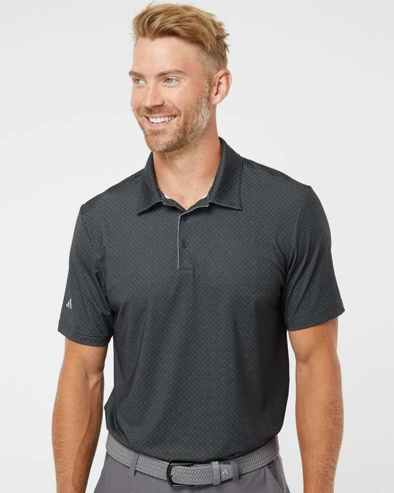 A498 - Diamond Dot Print Polo<Adidas Online