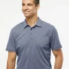 A582 - Heathered Polo<Adidas New