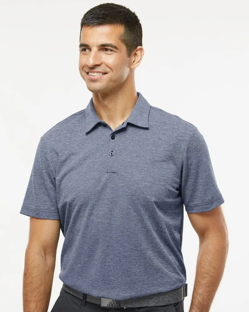 A582 - Heathered Polo<Adidas New