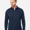 A475 - Lightweight Mélange Quarter-Zip Pullover<Adidas Clearance