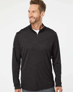 A475 - Lightweight Mélange Quarter-Zip Pullover<Adidas Clearance