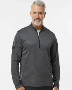 A593 - Space Dyed Quarter-Zip Pullover<Adidas Hot