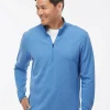 A554 - 3-Stripes Quarter-Zip Sweater<Adidas Fashion
