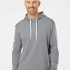 A530 - Textured Mixed Media Hooded Sweatshirt<Adidas Clearance