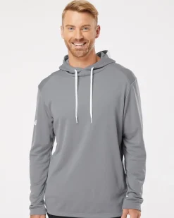 A530 - Textured Mixed Media Hooded Sweatshirt<Adidas Clearance