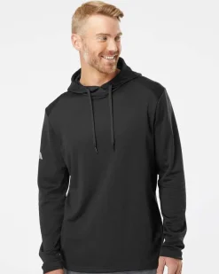A530 - Textured Mixed Media Hooded Sweatshirt<Adidas Clearance