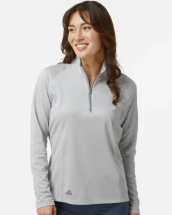 A594 - Women's Space Dyed Quarter-Zip Pullover<Adidas Outlet
