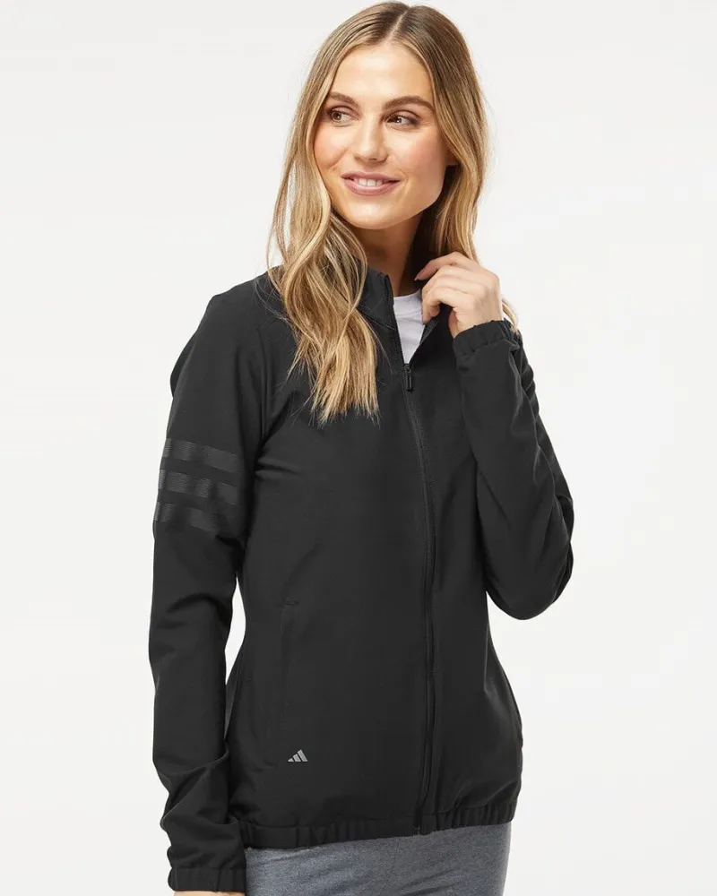 A268 - Women's 3-Stripes Full-Zip Jacket<Adidas Best