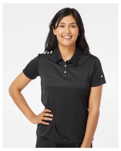 A325 - Women's 3-Stripes Shoulder Polo<Adidas New