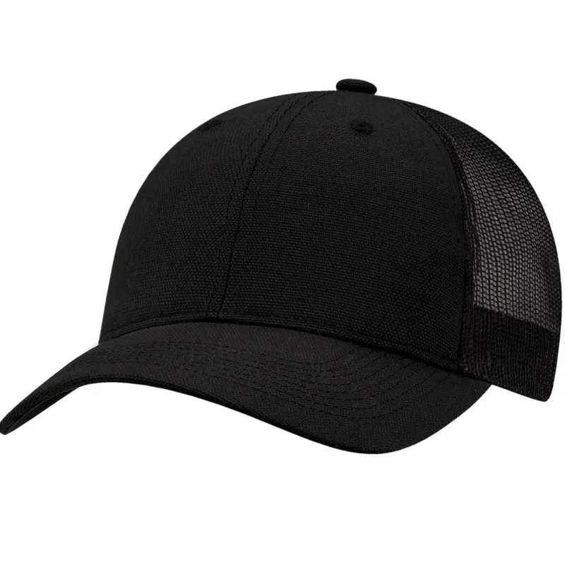7F640M - Duck Canvas / Polyester Mesh 6 Panel Constructed Full-Fit (Mesh Back)<AJM New