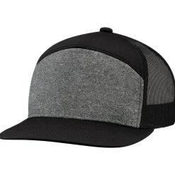 4G415M - Polycotton / Polyester Heather / Polyester Mesh 7 Panel Constructed Camper Style (Mesh Back)<AJM Online