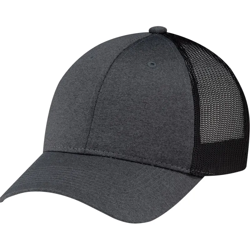 4H647M - Polyester Heather / Soft Polyester Mesh 6 Panel Constructed Full-Fit (Mesh Back)<AJM Outlet