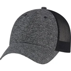 5H647M - Polyester Marl / Soft Polyester Mesh 6 Panel Constructed Full-Fit (Mesh Back)<AJM Discount