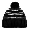 9I258M - Acrylic Cuff Toque (Pom Pom 8cm)<AJM Hot