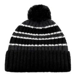 9I258M - Acrylic Cuff Toque (Pom Pom 8cm)<AJM Hot