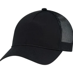 5970L - Polycotton / Polyester Mesh 5 Panel Constructed Full-Fit-Five (Mesh Back, Women's)<AJM Sale