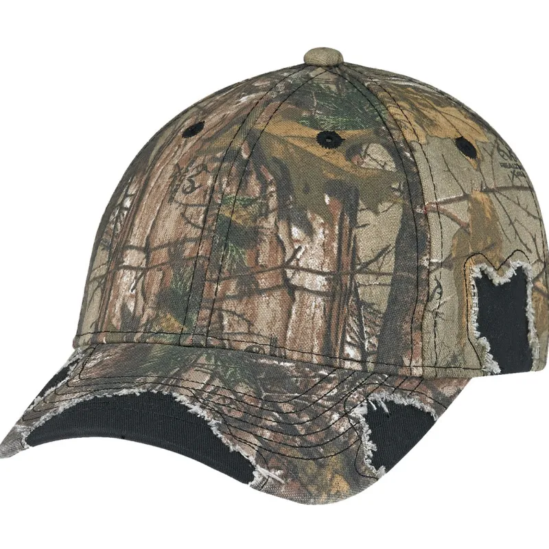 6Y193M - Realtree XTRA® 6 Panel Constructed Contour (Distressed)<AJM Discount