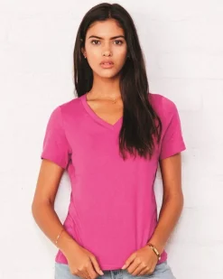 6405 - Relaxed Short Sleeve Jersey V-Neck T-Shirt<Bella+Canvas Sale