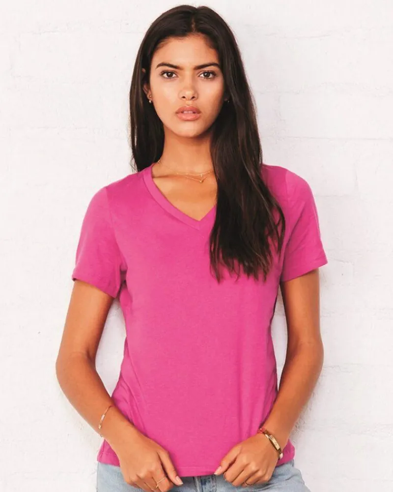 6405 - Relaxed Short Sleeve Jersey V-Neck T-Shirt<Bella+Canvas Sale