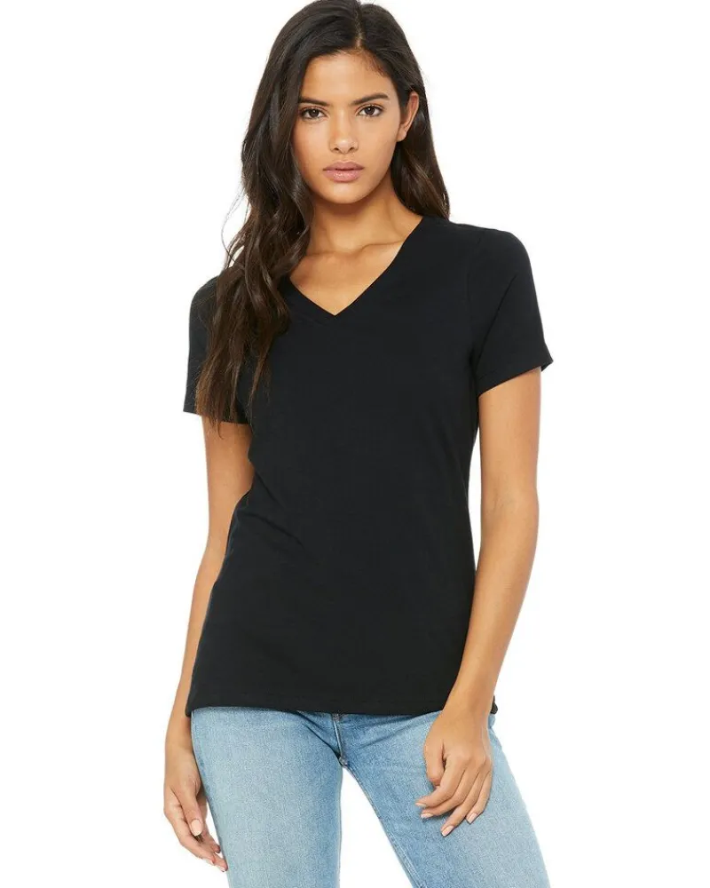 6405 - Relaxed Short Sleeve Jersey V-Neck T-Shirt<Bella+Canvas Sale
