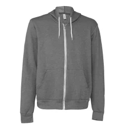 3739 - Unisex Poly-Cotton Fleece Full-Zip Hoodie<Bella+Canvas Best