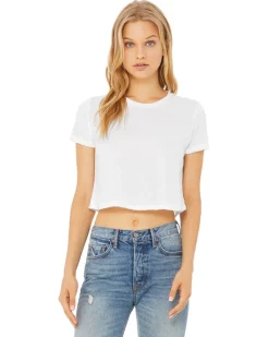 B8882 - Ladies Flowy Cropped T-Shirt<Bella+Canvas Clearance