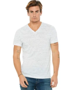 3655C - Unisex Textured Jersey V-Neck T-Shirt<Bella+Canvas Clearance
