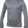 M635 - Men's Long Sleeve T-Shirt, 100% Polyester Interlock, Dry Fit<Blank Activewear New