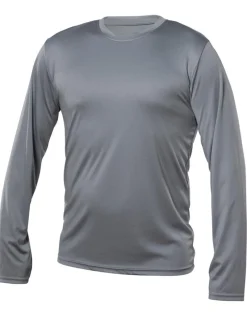 M635 - Men's Long Sleeve T-Shirt, 100% Polyester Interlock, Dry Fit<Blank Activewear New