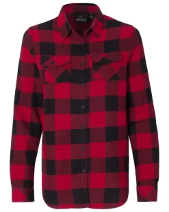 5210 - LADIES' WOVEN PLAID FLANNEL<Burnside Discount