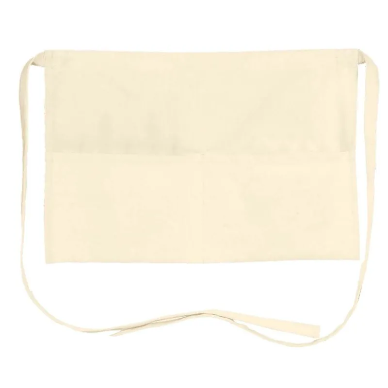 L9211B - Professional Chef's Waist Apron with Utility Pockets<Canada Sportswear Outlet