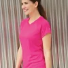 CW23 - Ladies' Double Dry® V-Neck Performance T-Shirt<Champion Online