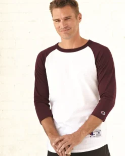 T137 - Raglan Baseball T-Shirt<Champion Clearance