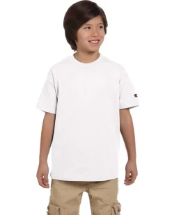 T435 - Youth 6.1 oz. Short-Sleeve T-Shirt<Champion Fashion