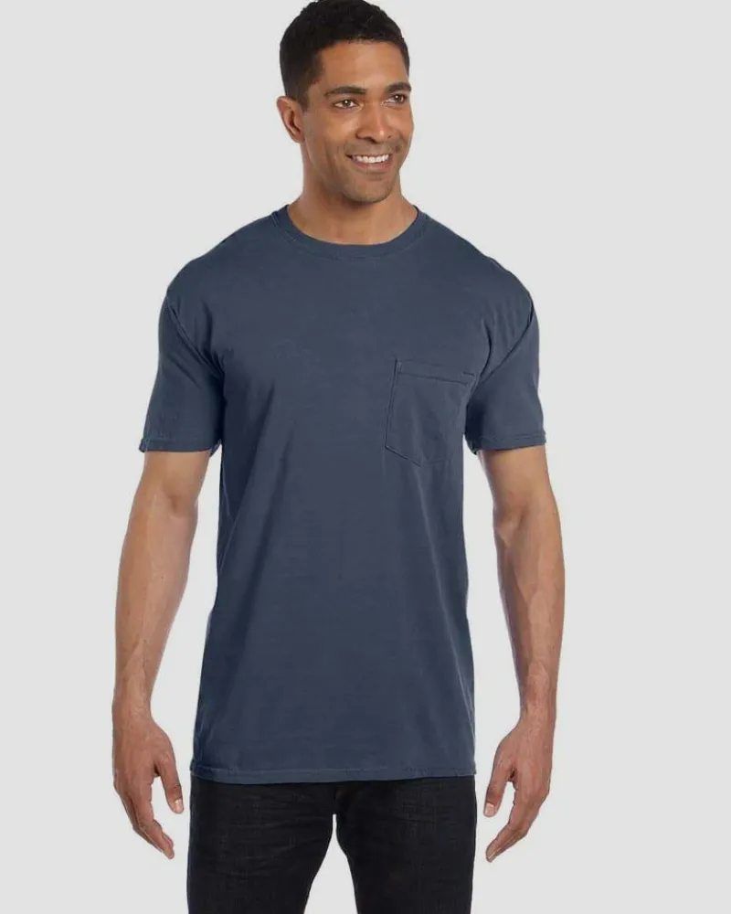 6030 - Garment Dyed Short Sleeve Shirt with a Pocket<Comfort Colors New