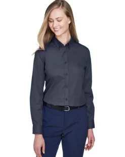 78193 - Operate Core 365™ Ladies' Long Sleeve Twill Shirts<Core365 Fashion
