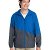 Core 365 CE710 - Unisex Techno Lite Colorblock Windbreaker<Core365 New