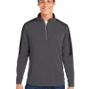 CE404 - Men's Market Snag Protect Mesh Colorblock Quarter-Zip<Core365 Outlet