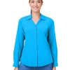 CE510LW - Ladies Ultra UVP® Long-Sleeve Marina Shirt<Core365 New