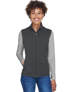 CE701W - Ladies Cruise Two-Layer Fleece Bonded Soft Shell Vest<Core365 New
