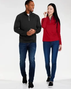 CE418W - Ladies Origin Performance Pique Quarter-Zip<Core365 Outlet