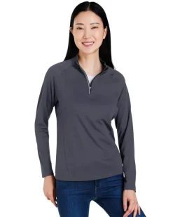 CE418W - Ladies Origin Performance Pique Quarter-Zip<Core365 Outlet