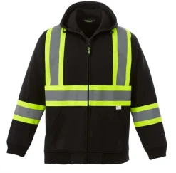 L00682 - Freedom Hi-Vis Full Zip Fleece Hoodie<CX2 Hivis Hot