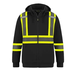 L01380 - Infinity Hi-Vis Polyester Full Zip Hodie<CX2 Hivis New