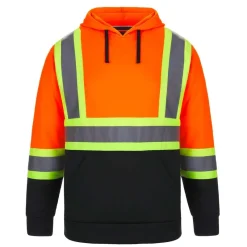 L01375 - Long Haul Hivis Polyester Pullover Hoodie<CX2 Hivis Fashion