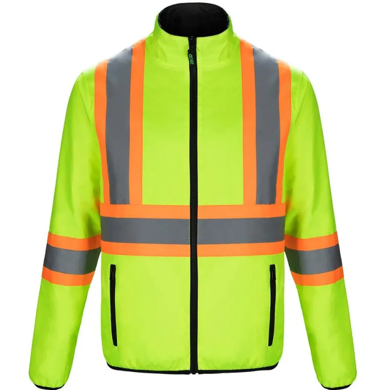L01260 - Safeguard Hivis Reversible Jacket<CX2 Hivis Online