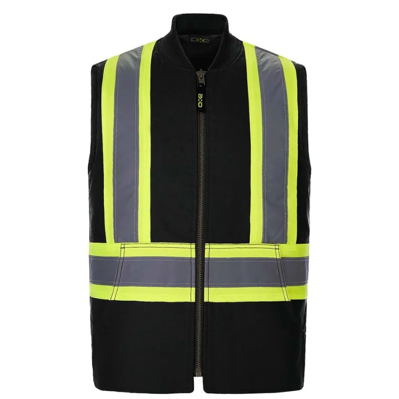 L01295 - Titan Hivis Vest With Sherpa Lining<CX2 Hivis Fashion