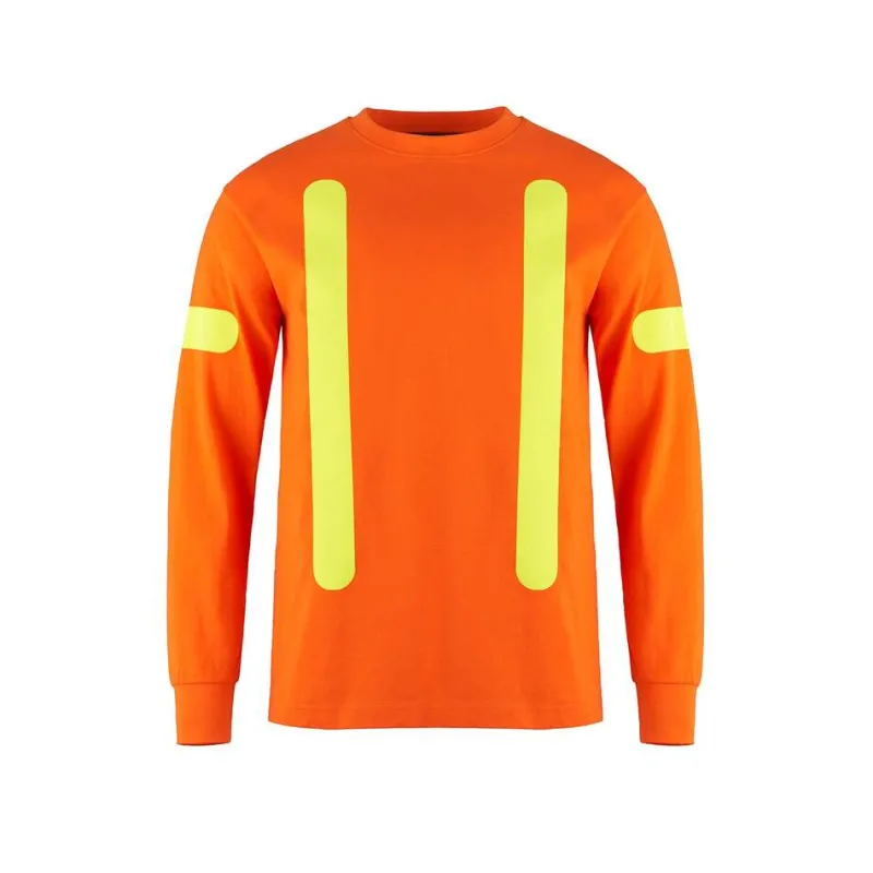 S05975 - Citadel Cotton Long Sleeve Safety T-Shirt<CX2 Hivis Clearance