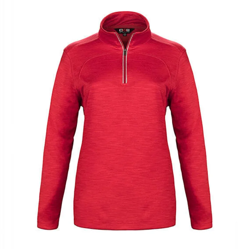 L00876 - Hillcrest Ladies 1/4 Zip Fleece<CX2 Online